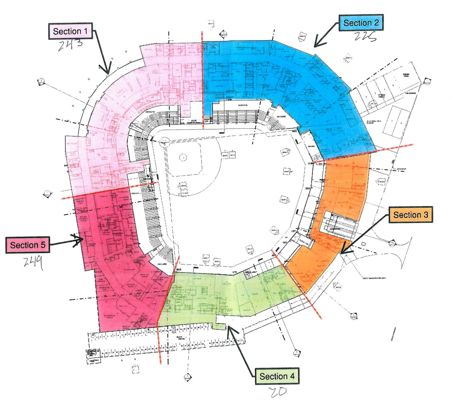 Truist Stadium Parking Map